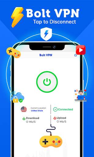 Bolt VPN - Fast & Secure VPN screenshot 1