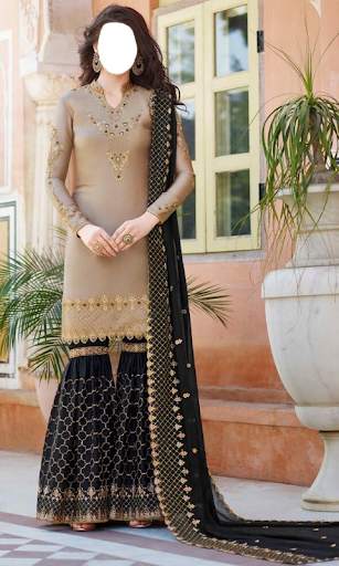 Women Sharara Photo Suit screenshot 12