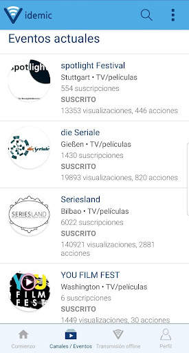 videmic: event app screenshot 5