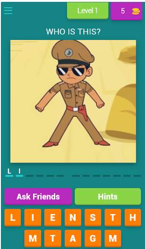 Little Singham Quiz Game 2021 screenshot 1