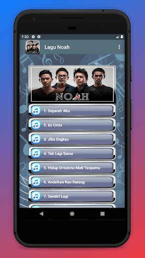 Lagu Noah plus Lyric 1 تصوير الشاشة