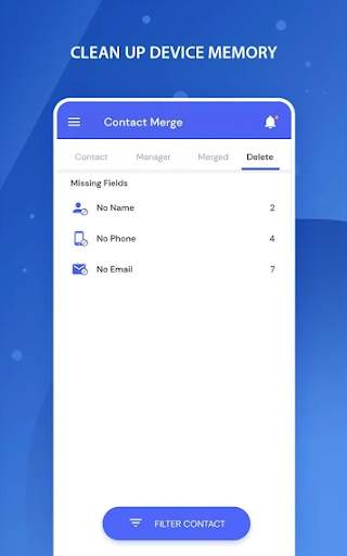 Merge duplicate contacts - Clean up duplicates screenshot 2