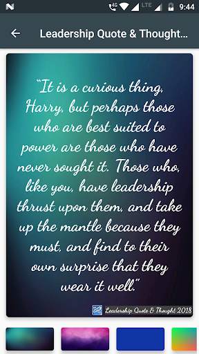 Leadership Quotes & Thoughts Maker screenshot 1