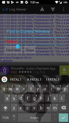 Log File Viewer Lite screenshot 4