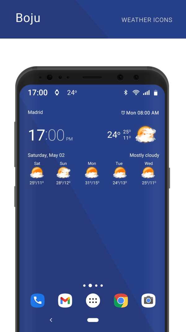 Boju weather icons screenshot 2