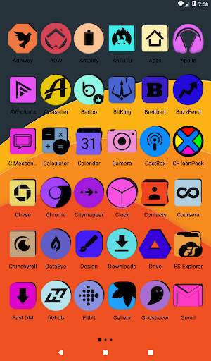 Colorful Flat Icon Pack screenshot 10