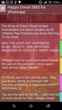 Happy Diwali SMS for Whatsapp screenshot 1
