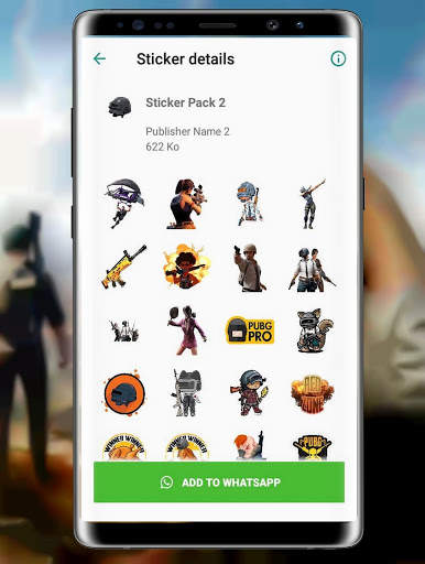 WAStickers Pubg para WhatsApp 2021 screenshot 4
