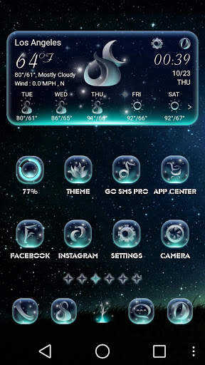 (FREE) Starry 2 In 1 Theme screenshot 2