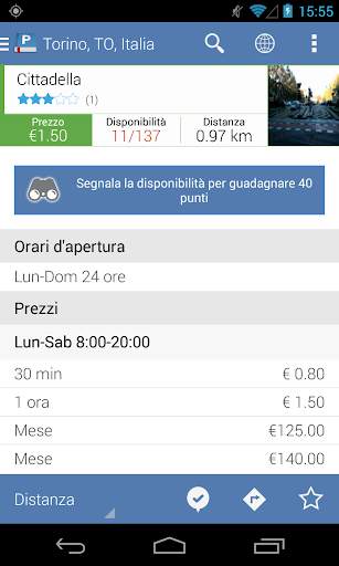 Parkopedia Parcheggi screenshot 4