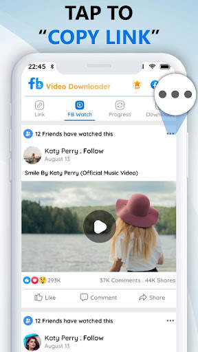 Video Downloader For FB screenshot 1