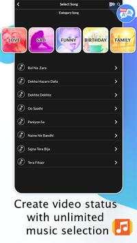 Lyrical Photo Video Maker- FullScreen Video Status screenshot 3