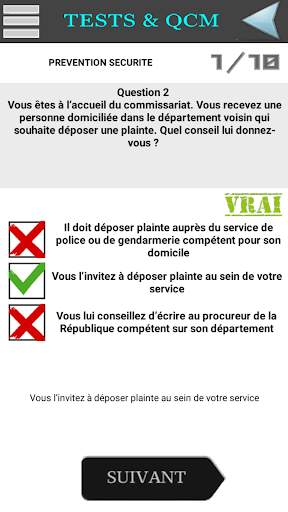 QCM Sécurité Prévention screenshot 3