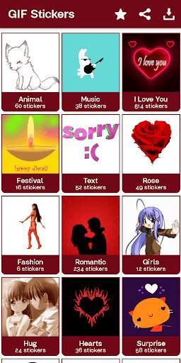Funny GIF Stickers - Funny & Love Stickers स्क्रीनशॉट 17