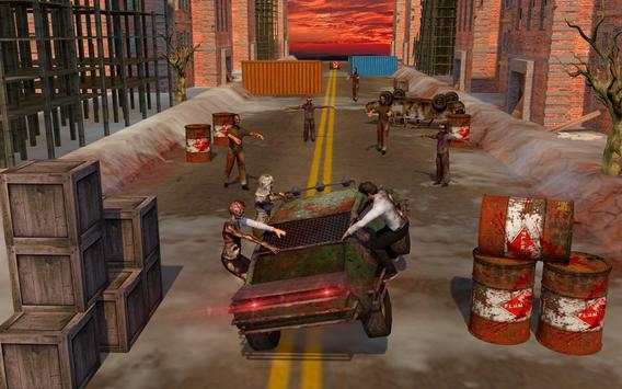 Hungry Zombies Shooting Game: Highway Car Racing screenshot 1