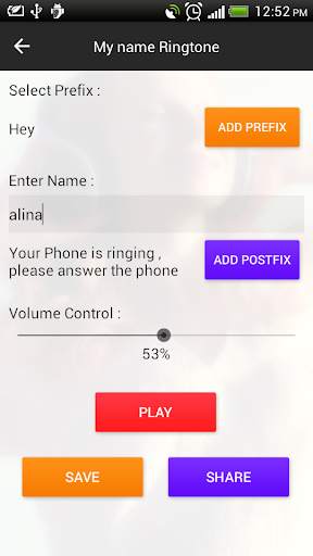 My Name Ringtone Maker screenshot 3