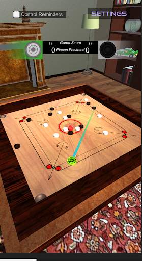 Carrom Simulator screenshot 1