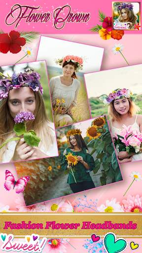 Flower Crowns Headband Pic App screenshot 3
