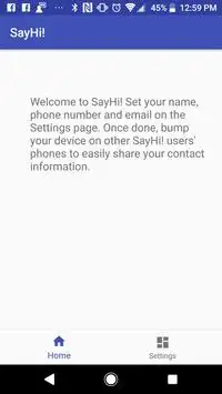 SayHi! screenshot 1