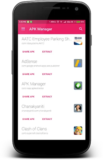App/APK extractor screenshot 1