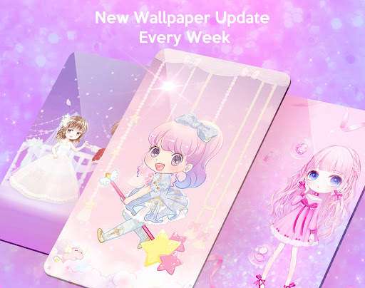 Cute Cartoon Live Wallpaper & Launcher Themes screenshot 2