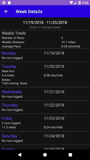 Log My Run screenshot 4