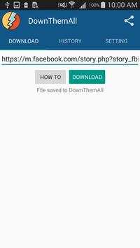 DownThemAll - Facebook, Instagram Video Downloader screenshot 3
