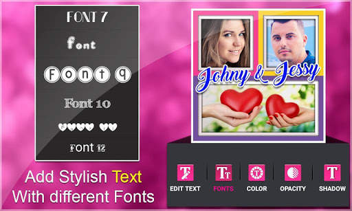love collage photo frames screenshot 5