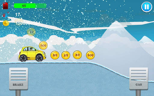 Uphill Race Mountain BTR Climbing Winter Game 2020 screenshot 12