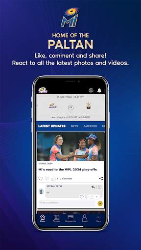Mumbai Indians Official App screenshot 1