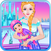 Newborn check up baby games icon