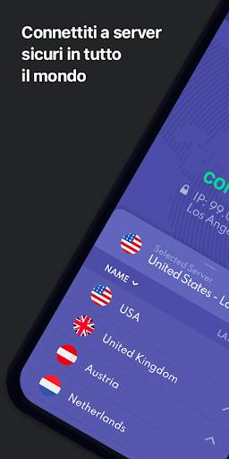 PrivadoVPN - Proteggiti Online screenshot 1