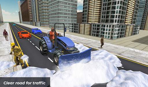 Grand Snow Clean Road Driving Simulator 19 screenshot 5