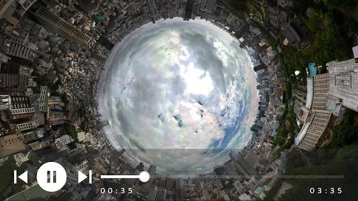 VR 360 video player screenshot 2