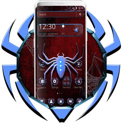 Scary Blue Spider Theme 1.1.2