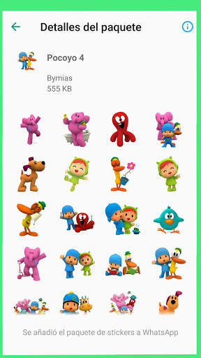 Stickers de Pocoyo para WhatsApp - WAStickerApps screenshot 4