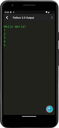 Python Programming Interpreter 3 تصوير الشاشة
