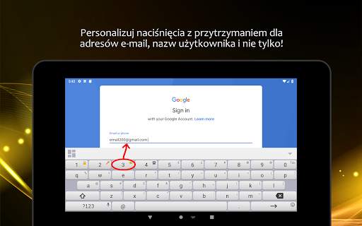 Klawiatura CustomKey screenshot 1