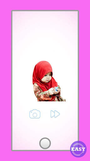 Baby cute hijab polysquare - polysphere edition screenshot 2