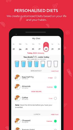 Project Now - The Healthy Diet App screenshot 1