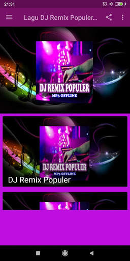 Lagu DJ Remix Populer Mp3 Offline screenshot 2