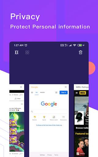 Trình duyệt Onbibi:Tải nhanh nhẹ, chặn quảng cáo screenshot 4