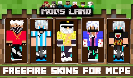 Mod FreeFire Skins For Minecraft PE screenshot 1