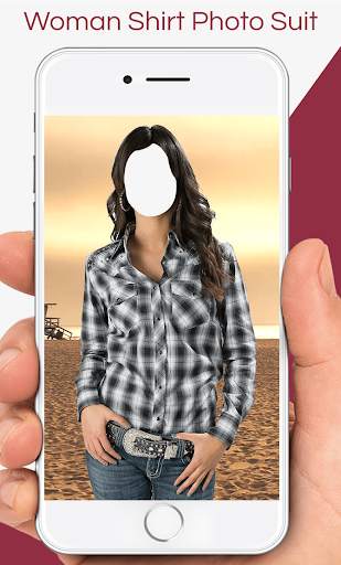 Wooman Shirt Photo Suit screenshot 1