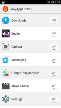 AnyAppLocker screenshot 1
