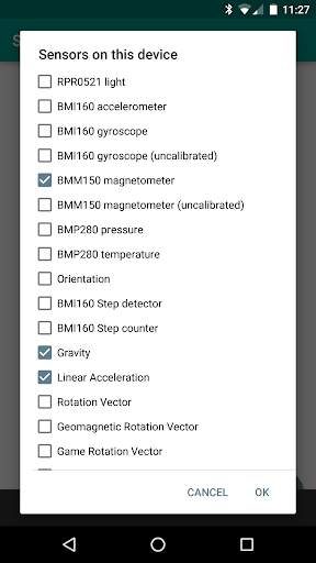 Sensor Data Logger screenshot 2
