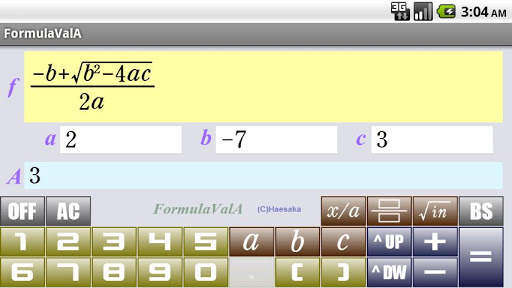 FormulaValA screenshot 5