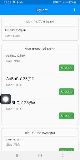 Big Font screenshot 1