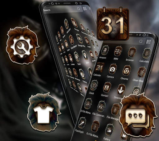 Angry Lion Launcher Theme screenshot 2