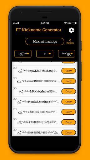 FF Name Creator - Nickname Generator For Games screenshot 7